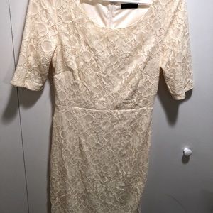 Creamy Lace Dress